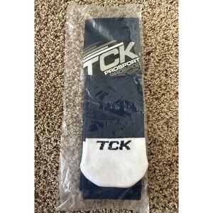 TCK Sports Prosport Performance Over Calf Tube Socks Navy Medium Unisex NEW!